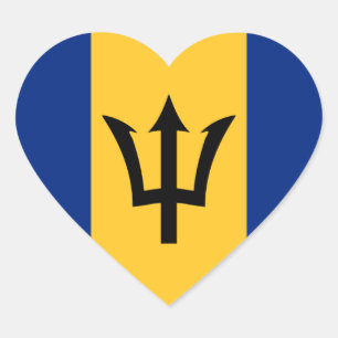 barbados hart sticker