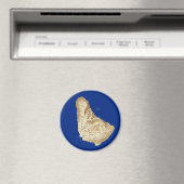 Barbados Kaart Magneet (Insitu (Vaatwasser))