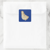 Barbados Kaart Sticker (Tas)