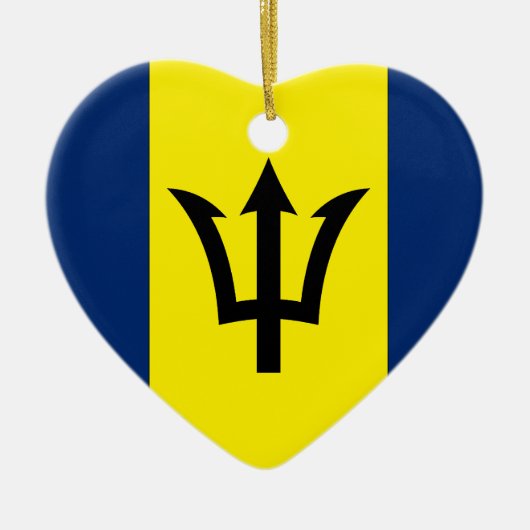 Barbados Keramisch Ornament (Voorkant)