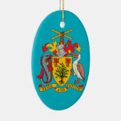 Barbados - kerstversiering keramisch ornament (Rechts)