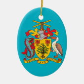Barbados - kerstversiering keramisch ornament (Voorkant)