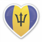 Barbados Liefdesicoon Sticker (Voorkant)
