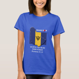 BARBADOS MOM Proverbs 31 T-shirt