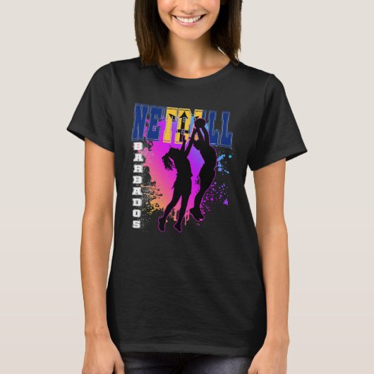 Barbados  Netball T-shirt (Voorkant)