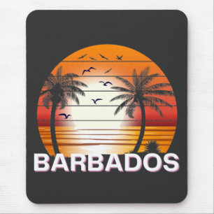  Barbados Palm Trees Summer Beach Muismat