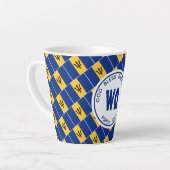 BARBADOS Patriotic  Bajan Latte Mok (Linkerhoek)