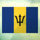 Barbados Raambord, Cling, Barbados Vlag Raamsticker (Vel 3)