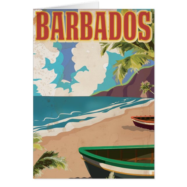 Barbados reisposter (Voorkant)