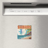 Barbados-reisposter Magneet (Insitu (Vaatwasser))