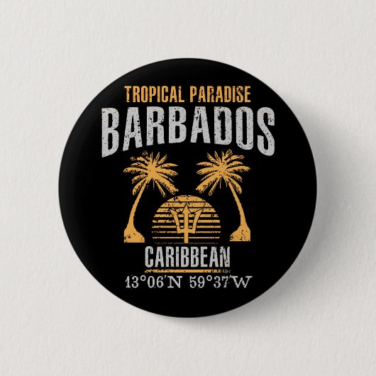 Barbados Ronde Button 5,7 Cm (Voorkant)