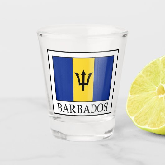 Barbados Shot Glas (Voorkant)