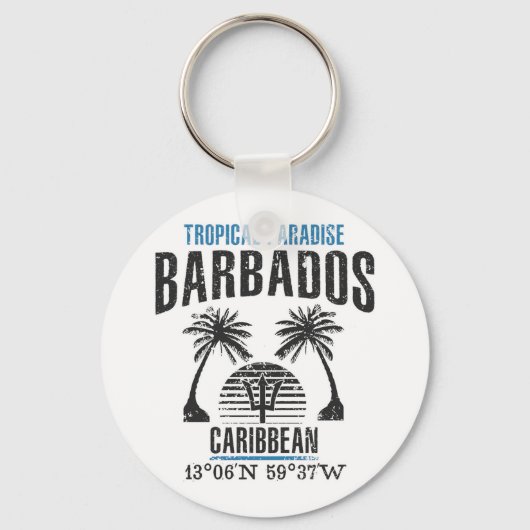 Barbados Sleutelhanger (Voorkant)