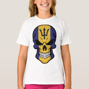 Barbados Smillen Skull Flag T-shirt