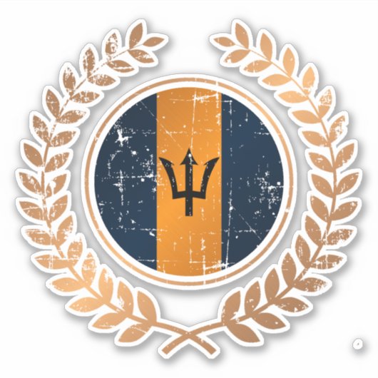 Barbados Sticker (Voorkant)