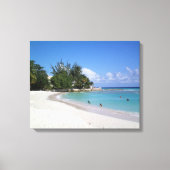 Barbados Stranden Canvas Afdruk (Voorkant)