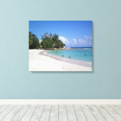 Barbados Stranden Canvas Afdruk (Insitu (Houten vloer))