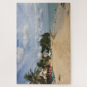 Barbados Sunny Beach Scene. Jigsaw Puzzle (Vertical)