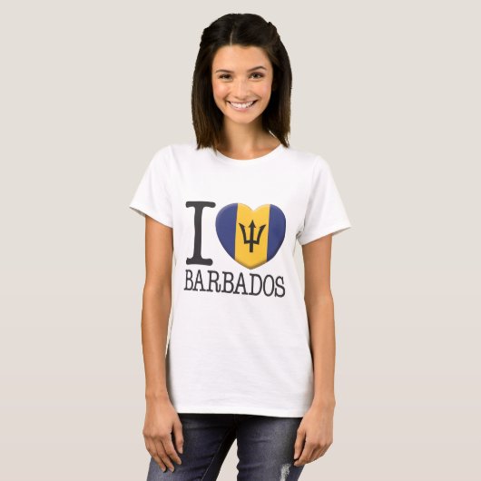 Barbados T-shirt (Voorkant volledig)