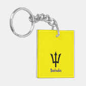 Barbados Trident Sleutelhanger (Voorkant Links)