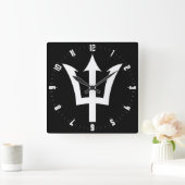 Barbados Trident Square Wall klok (Huis)