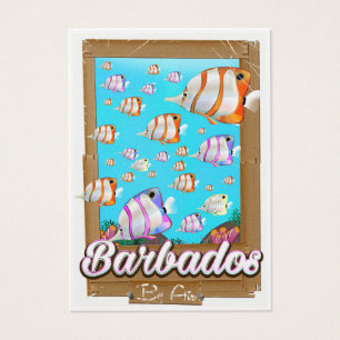 Barbados Tropical Fish affiche de voyage