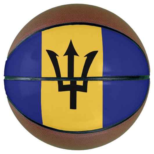 Barbados vlag basketbal (Voorkant)