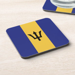 Barbados vlag bier onderzetter
