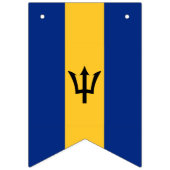 Barbados Vlag brontbanner Vlaggetjes (Tweede vlag)