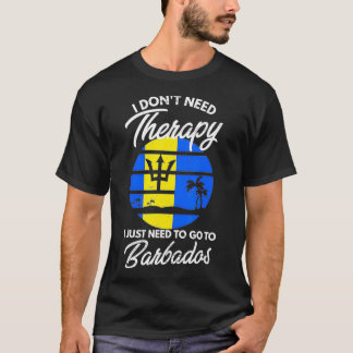 Barbados Vlag I Vacation Barbados T-shirt