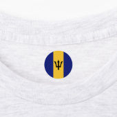 Barbados vlag labels (Aangebracht)