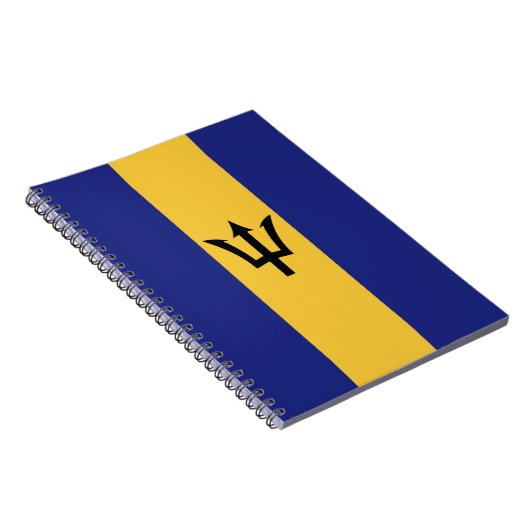 Barbados vlag notitieboek (Rechterzijde)