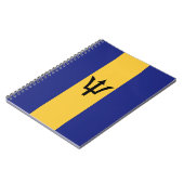 Barbados vlag notitieboek (Linkerzijde)