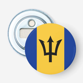 Barbados Vlag Souvenir Button Flesopener