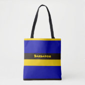 Barbados vlag Stripe kleuren Draagtas (Voorkant)