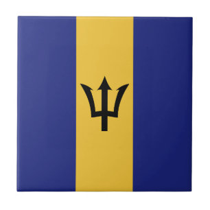 Barbados vlag tegeltje