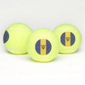 Barbados vlag tennisballen (Multi)