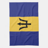 Barbados vlag theedoek (Verticaal)