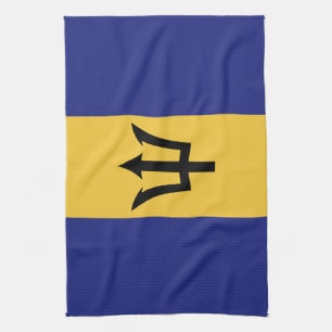 Barbados vlag theedoek