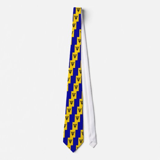 Barbados vlag van hoge kwaliteit stropdas (Voorkant)