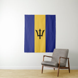 Barbados vlag wandkleed