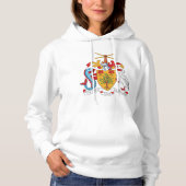 Barbados wapenschild Nationaal embleem Hoodie (Voorkant)