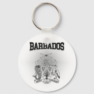 Barbados wapenschild sleutelhanger