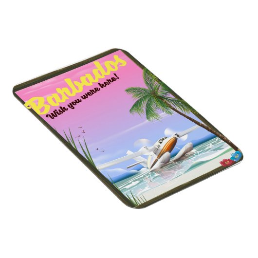 Barbados - wou dat je hier was! magneet (Rechterzijde)
