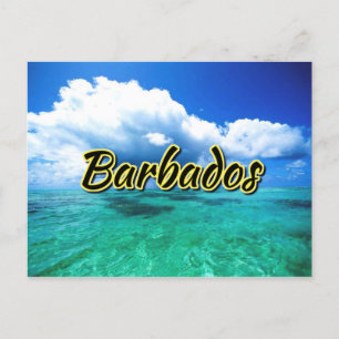 Barbados zee sky briefkaart