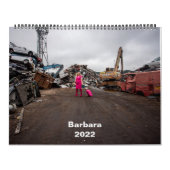 Barbara 2022 Calendrier Scrapyard par Evija Laivin (Protection)