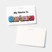 Barbara Badge (Voor- en achterkant)