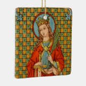 Barbara (JP 01) Square Keramisch Ornament (Rechts)