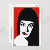 Barbara postcard briefkaart (Voorkant / Achterkant)