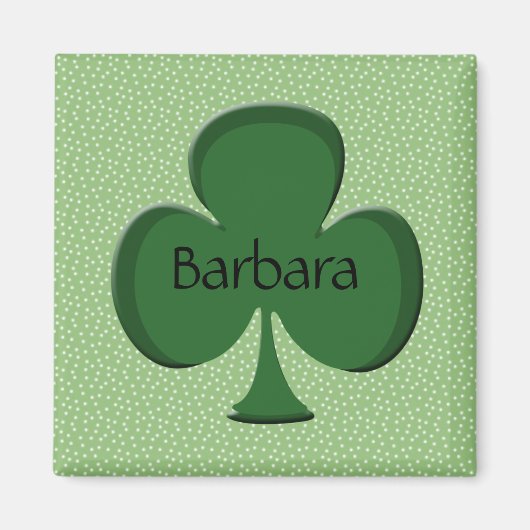 Barbara Shamrock Magnet (Devant)